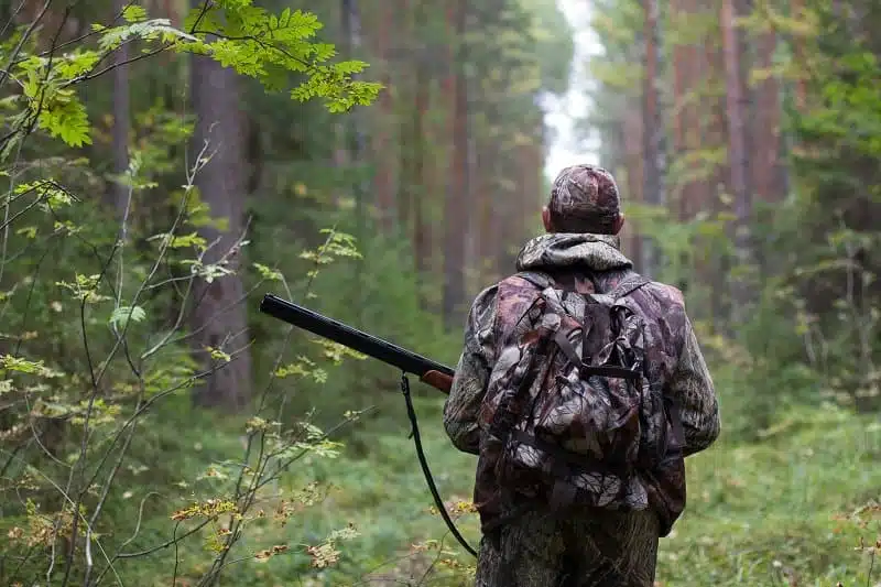 hunter in the forest