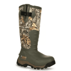 Green camo Rocky long Waterproof Hunting Boots