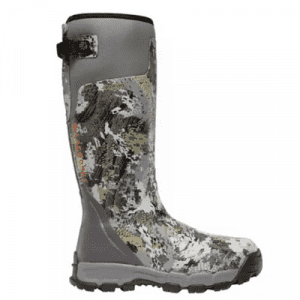 Knee length gray camo Men's LaCrosse Alphaburly Pro Waterproof Hunting Boots