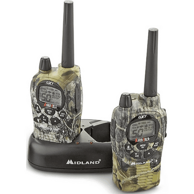 Midland Multi-Channel 36-Mile 2-Way GMRS Radios in camo print