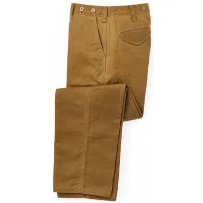 Oil Finish Single Tin Cloth Pants in brown