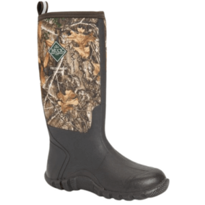 Muck Fieldblazer Classic Fleece Boots in brown/RTE camo