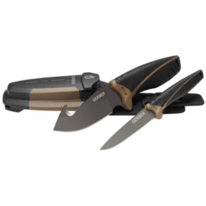 Gerber Myth Field Dress Kit, Gut Hook and Fine-Edged Knife with a textured handle