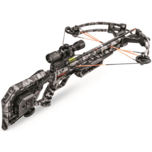 Wicked Ridge Invader 400 Crossbow in black and white camo