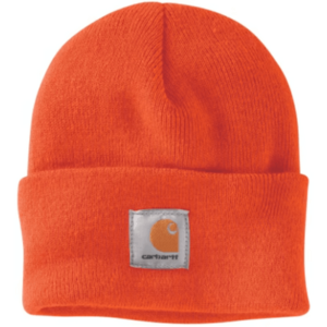 Carhartt Knit Cuffed Beanie in brite orange