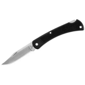 Buck Knives 110 Hunter Lite Knife with a black handle