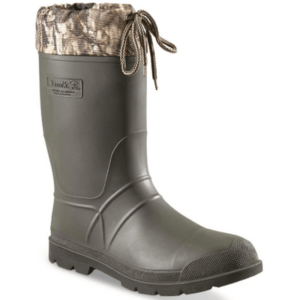 Kamik Men's Sportsman Insulated Rubber Boots with a camo print