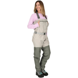 Simms Women's Tributary Wader Stockingfoot in off white