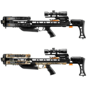 Mission Crossbows Sub-1 XR in black and realtree edge camo