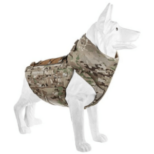 UARM CBA Canine Body Armor in coyote camo