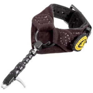 Tru-Fire Smoke Buckle Foldback Bow Release in maroon/black